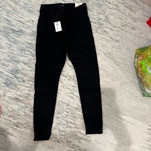 NWT river island black denim skinny jeans, kaia high rise disco size 8